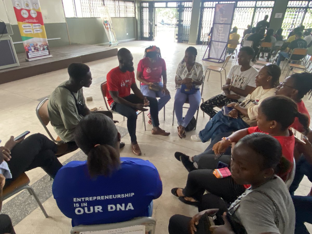 On going breakout sessions delving into our theme Culture | Finance | Quality.

#BcAccra 
CC: <a href="/Barcampaccra/">#Barcamp #Accra</a> 

@GhanaThink <a href="/HollardGhana/">Hollard Ghana</a>, <a href="/mnotifys/">mNotify</a> <a href="/eCampusLLC/">eCampus</a> <a href="/Africastalking/">Africa's Talking</a> <a href="/expresspaygh/">expressPay</a> @theachieveapp <a href="/baobabnetwork/">Baobab Network</a> <a href="/Unilever/">Unilever</a> @theachieveapp