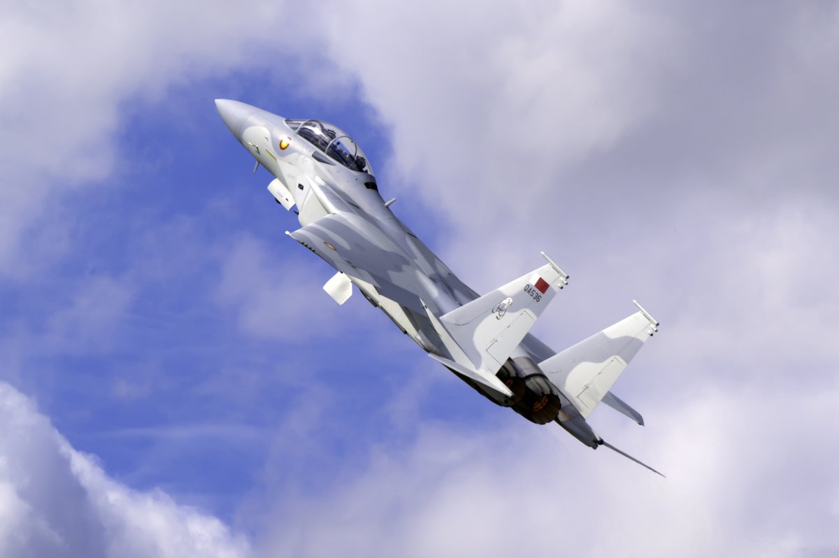 uchi_captain's tweet photo. RIAT2024 PART-019
カタ-ル空軍のF-15QA
この日は2回の飛行展示で別々の機体で飛んでくれました。
#RIAT
#riat
#2024RIAT撮影記
#F15QA
#F15 https://t.co/o43pBGaRZL