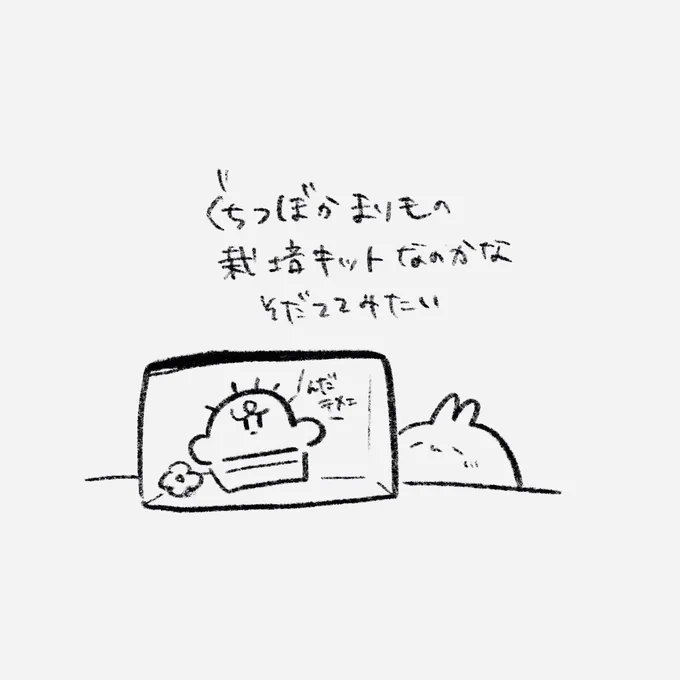 栽培キットだと嬉しい 