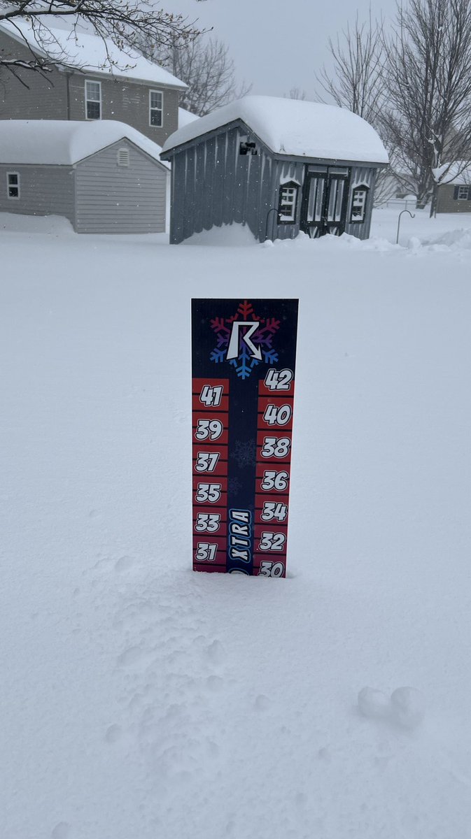 sara_farley's tweet photo. @ryanhallyall North East, PA morning check in❄️ These are starting to get hard to take 😂 https://t.co/hsskSTdVcY