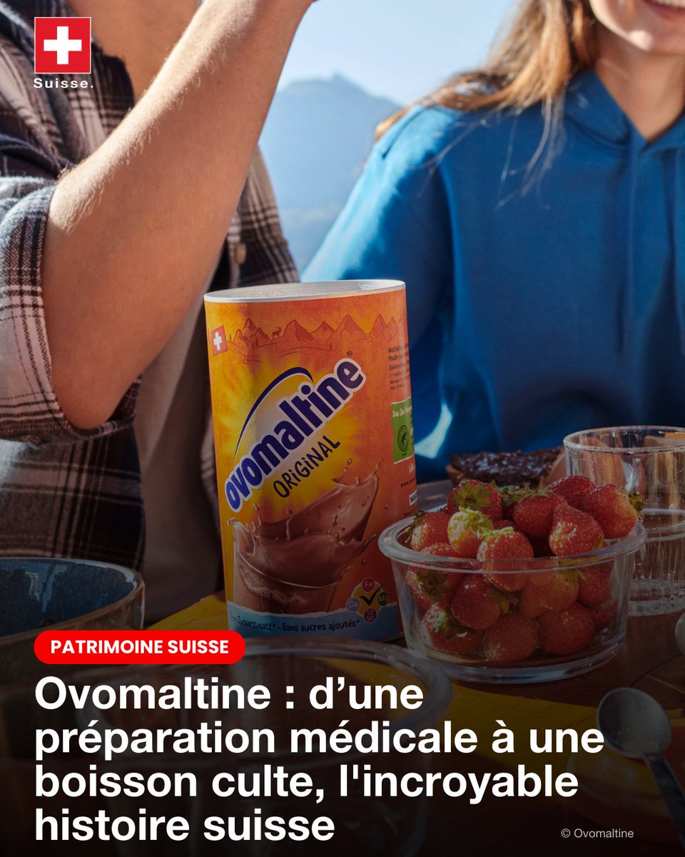 Saviez-vous qu'Ovomaltine 🌾💡 a été créée en 1904 par un chimiste suisse pour combattre la malnutrition? Aujourd'hui, elle est devenue bien plus qu'une simple boisson : un véritable phénomène mondial qui offre énergie et douceur à travers les générations. bit.ly/48ZuHxq