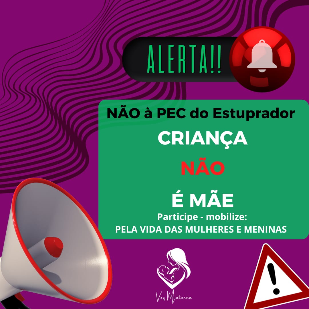 Alerta!! Alerta !! Mulheres estamos diante deste grave retrocesso aos direitos constitucionais à vida das mulheres e meninas! Está em pauta mais uma vez o acirramento da violência contras as mulheres e meninas negras, as maiores vítimas de estupros! Esta proposta é gravíssima!!