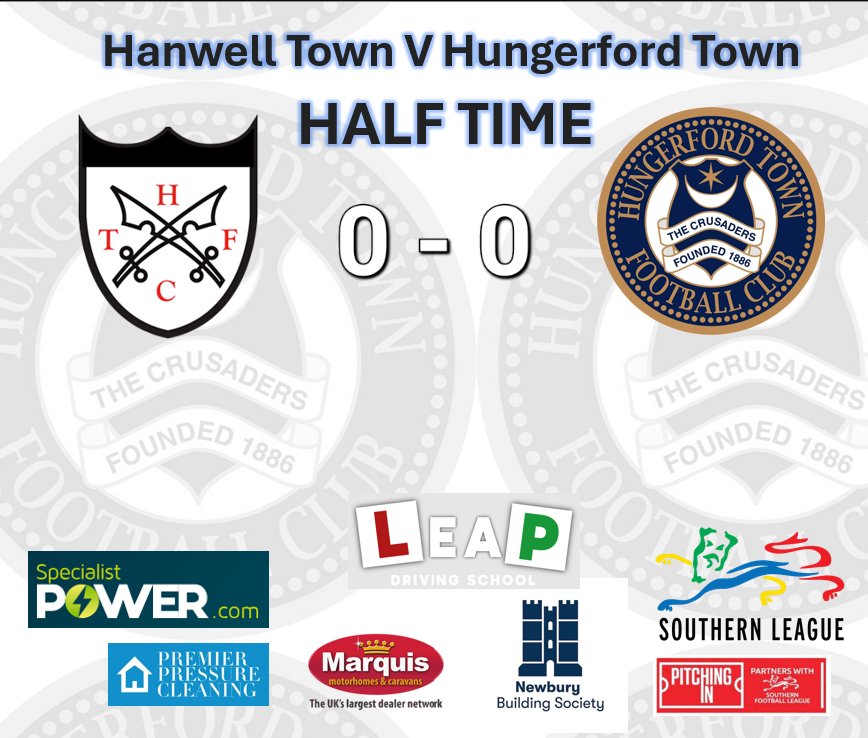 HungerfordTown's tweet photo. Goalless at the break 

Defences on top

#HanHun https://t.co/GRzlD3BVHW