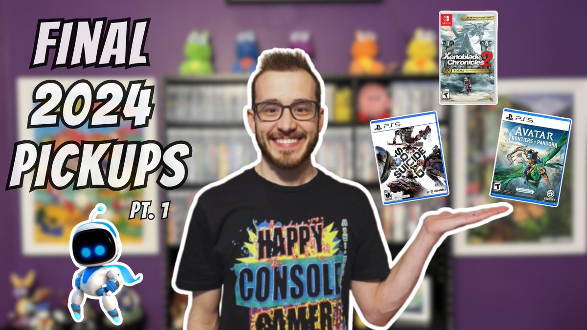 🎮 New Video is live! 🎮 

I share game pickups from the past 6 months, which mostly consists of PS5 games! I talk about some big 2024 releases, a few games from prior years, and even a Nintendo DS gem. Consider tuning in!

LINK: youtu.be/VUxOrZr-Jqc