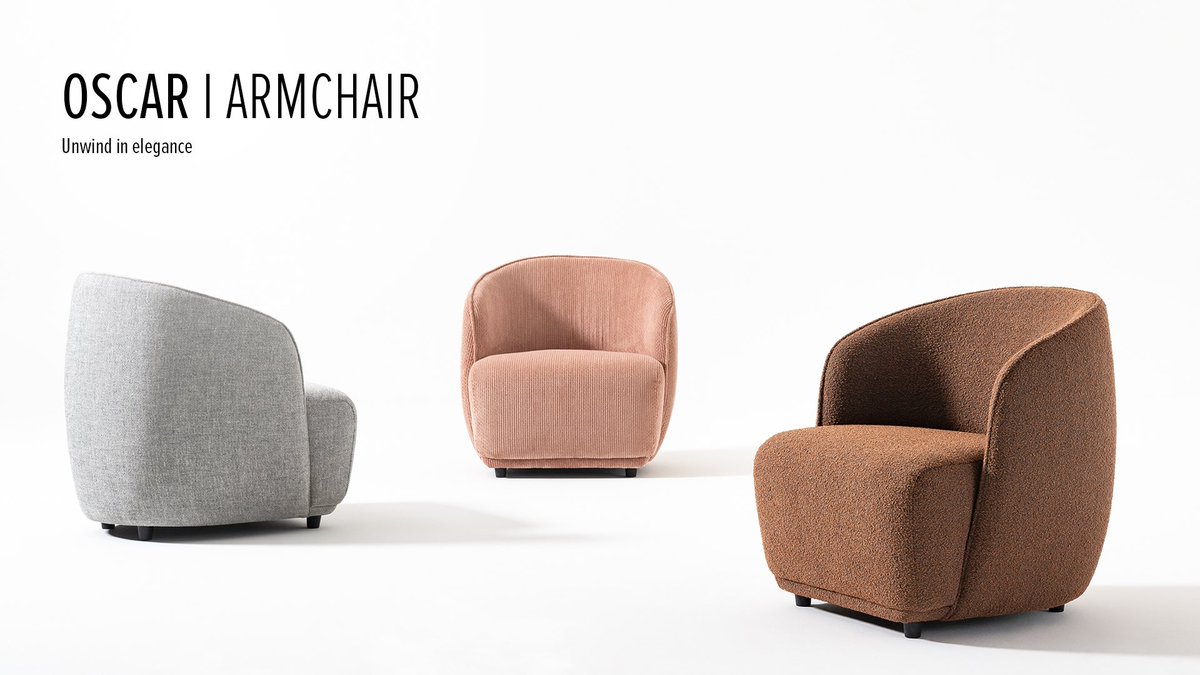 nuveraconcept's tweet photo. The Oscar Armchair: Uniquely shaped for exceptional comfort, expertly crafted for lasting style. A perfect blend of form &amp; function! 🪑✨ #Armchair #CozyCorner #InteriorDesign #Furniture https://t.co/FyOTIwmWeh