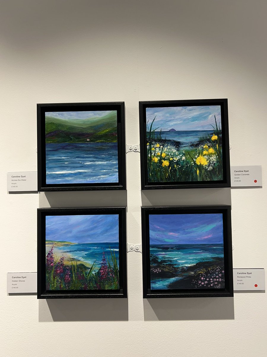A vibrant time today with the incredibly creative and super-talented <a href="/ElizLawson/">Elizabeth Lawson</a> at The Ayrshire Collective <a href="/HACIrvine/">Harbour Arts Centre</a> Seven Ayrshire Artists in Residence..each finding their creative path later in life. Seriously impressive 🩷