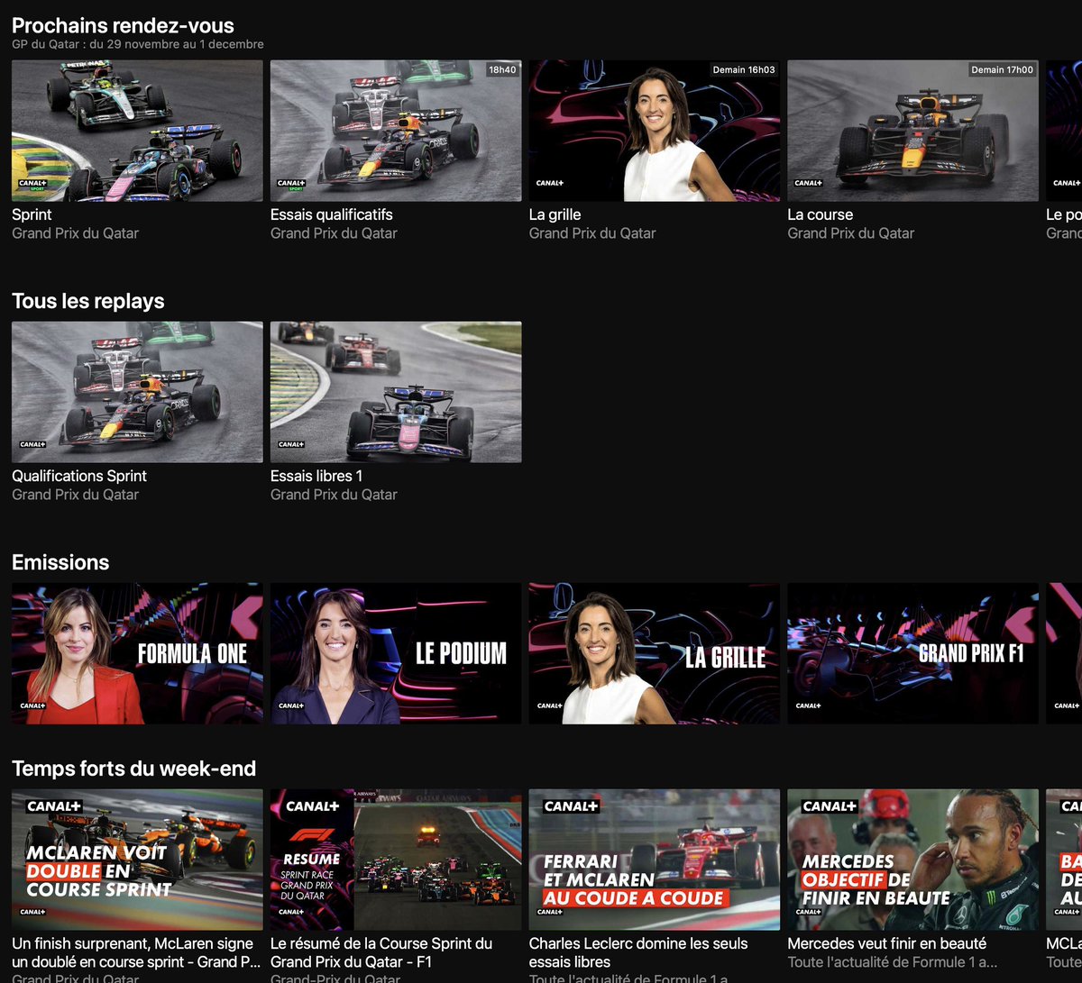 C'est vraiment dommage depuis tant d'années de ne toujours pas parvenir à ne pas spoiler le resultat. Si on vient voir le replay de la course c'est qu'on voudrait bien avoir la surprise  <a href="/CanalplusF1/">CANAL+ F1®</a> <a href="/Julien_FEBREAU/">Julien FEBREAU</a>