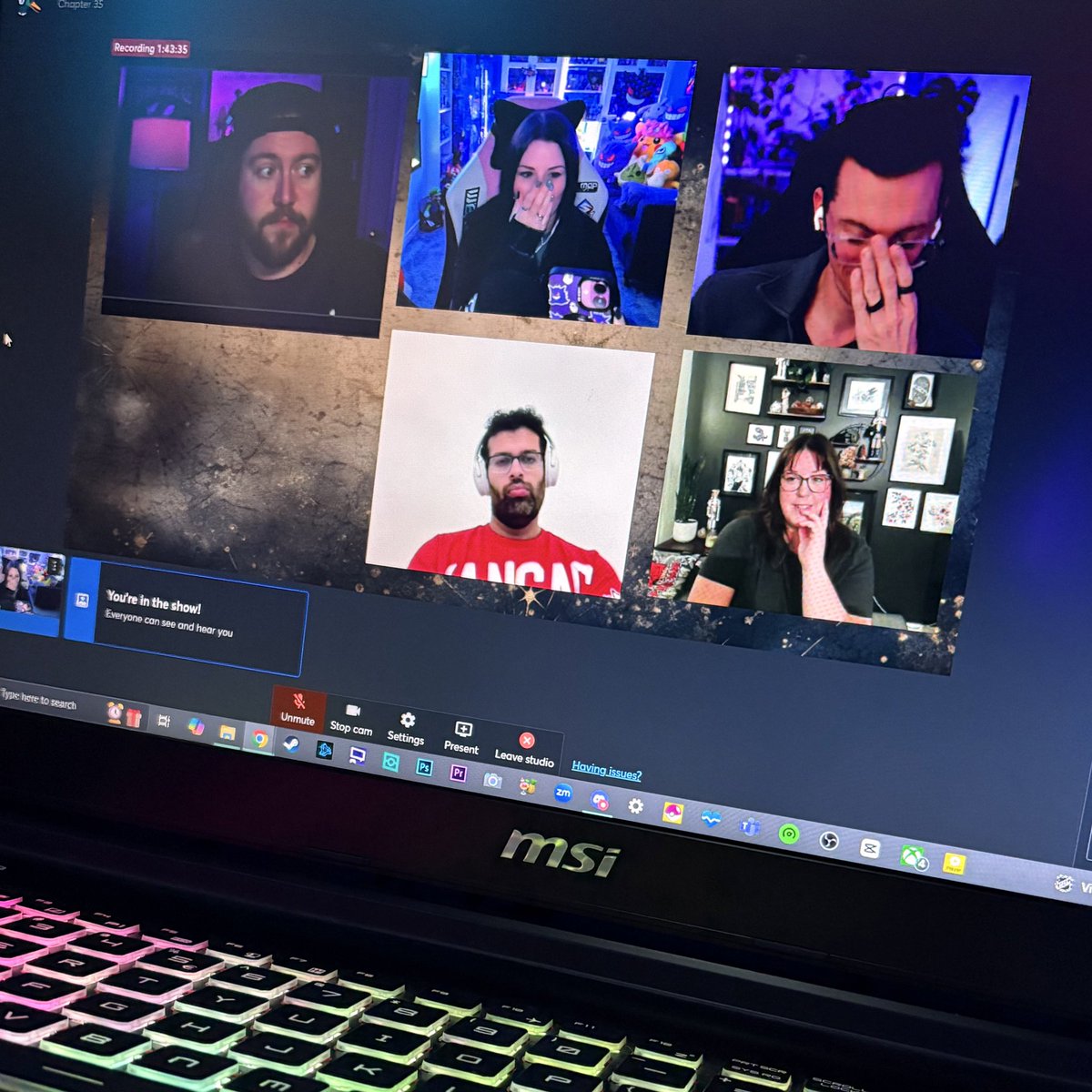 This was us last night… 🤣