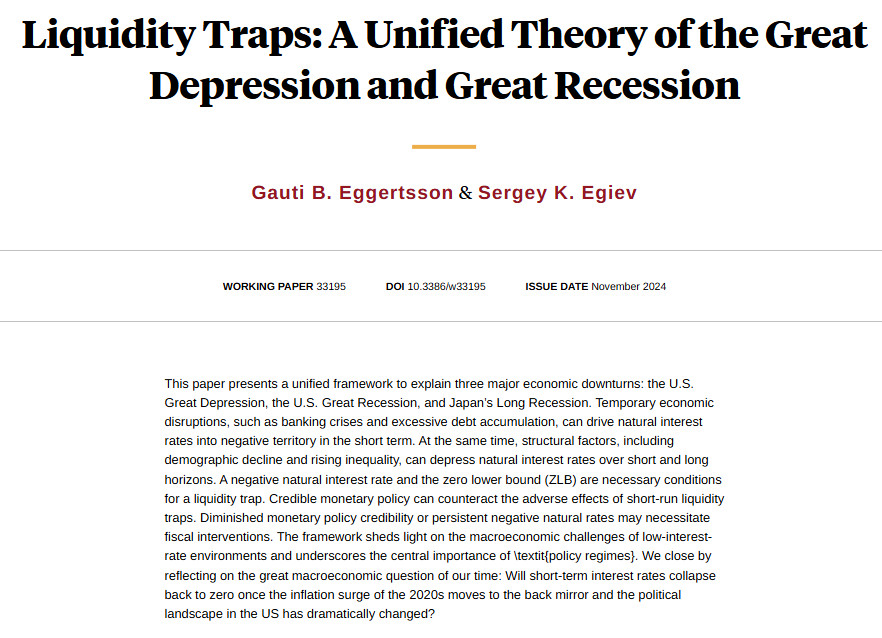 nberpubs's tweet photo. A unified theory of the US Great Depression and the Great Recession as well as the Long Recession in Japan which is categorized as a secular stagnation, from @GautiEggertsson and @SEgiev https://t.co/54cHbhzk0B https://t.co/Wi4KoQYkpo