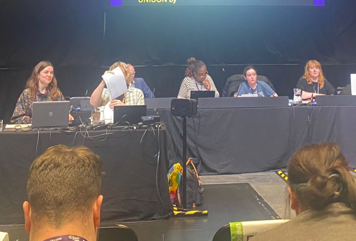 UnisonYoung's tweet image. The afternoon session of @YoungUNISON conference is underway, chaired by the @UNISONEastern young member, Eleesha, reping the region. #uymc24