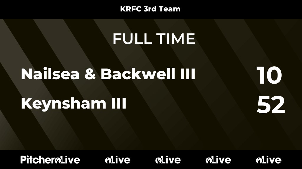 FULL TIME: Nailsea &amp; Backwell III 10 - 52 Keynsham III
#NAIKEY #Pitchero
keynshamrfc.com/teams/253367/m…