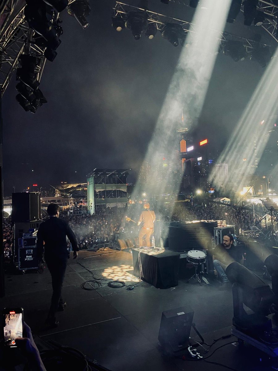 Last show of a two-year album campaign and nowhere I’d rather be than Hong Kong. Best backdrop since Ally Pally and amazing crowd. See you all for album ten.