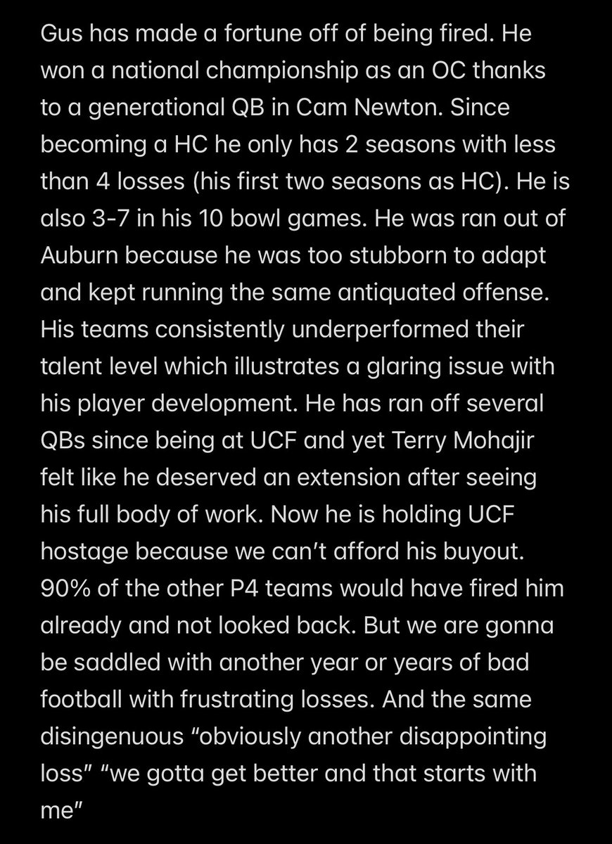 HCKNIGHT12's tweet photo. @TerryMohajirAD @UCFCartwright @UCF_Football @CoachGusMalzahn https://t.co/MjRJq9YclT
