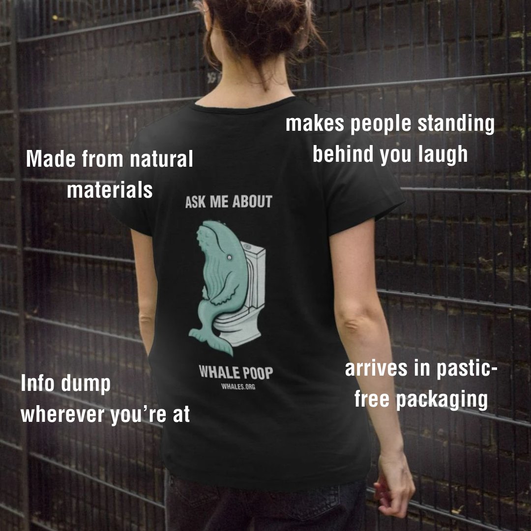 Support whale conservation and make people laugh while they're standing in line behind me? YES please 

Shop: whalestore.org/design-collect…

 #SaveTheWhales #NonProfit #OceanConservation #MarineLife #ShopSmall #EcoFriendly #HolidayGifts #WildlifeProtection