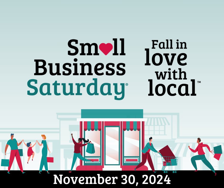 ReginaChamber's tweet photo. It’s #SmallBusinessSaturday! It’s the start of the busy holiday shopping season to champion shopping local. Our favourite small businesses are dedicated to delivering quality products & services every day! @CFIBNews @cfibsk #SmallBusinessEveryDay #FallInLoveWithLocal https://t.co/q1Q9wNxefg