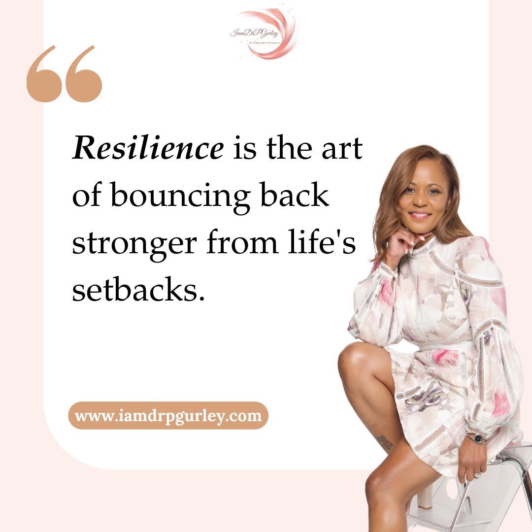 Life throws unexpected challenges our way - setbacks, failures, losses but resilience is the art of not just bouncing back, but coming back stronger, wiser, and more determined.

It’s about turning pain into power, obstacles into opportunities, and lessons into leadership 😇