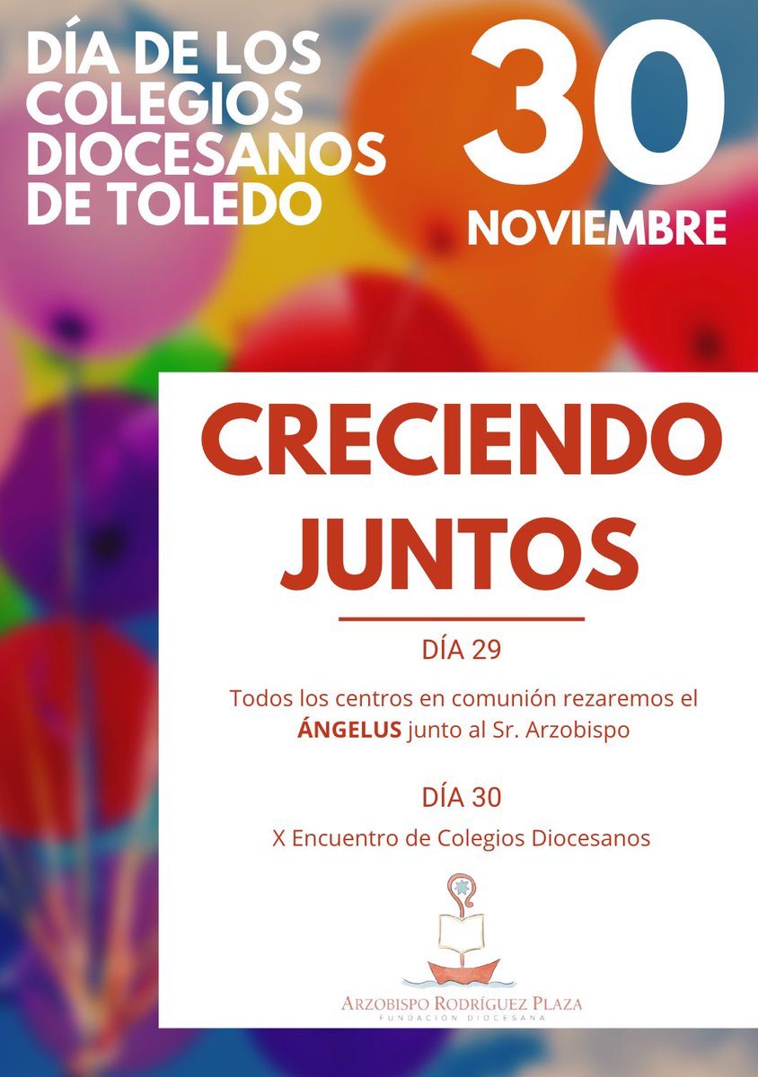 Hoy hemos celebrado el #Xencuentro de los colegios Diocesanos de Toledo. Una jornada repleta de emociones, compañerismo y mucho futuro. #SomosDiocesanos #FARP #Diocesanostoledo #Peregrinosdeesperanza
