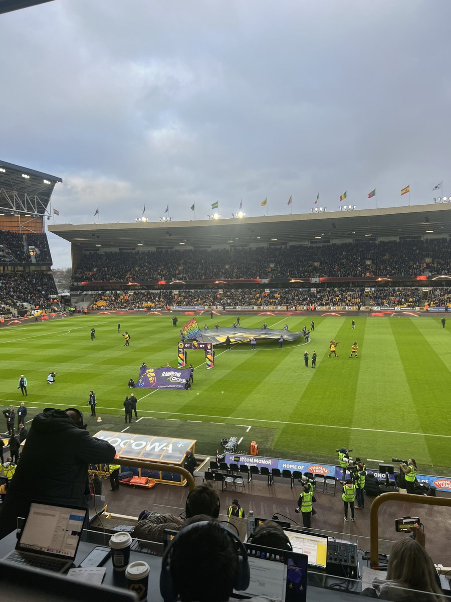 JHudsonSJ's tweet image. HT |🐺1-3🍒 

Great view from the press box for the action packed first 45’ 

🐺 Wolves on top to end the first half

@BASportsJourno #WOLBOU