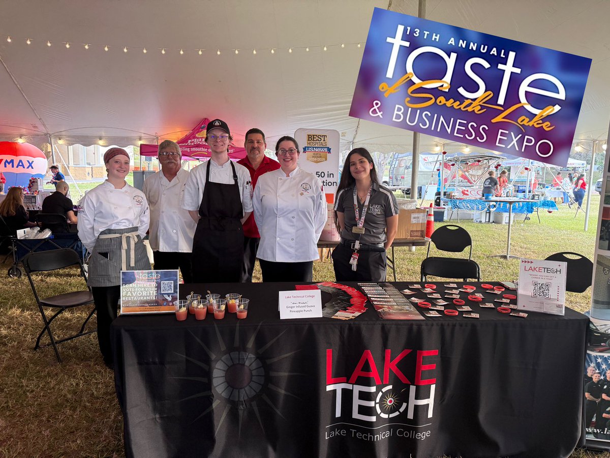 Congrats to LTC’s Culinary Program for taking home the award for Best Non-Alcoholic Beverage @ the recent Taste of South Lake event! Their delicious ginger-infused guava punch wowed the attendees. Cheers to this amazing achievement! #fltechnicalcolleges #GetThereFL #careerinayear
