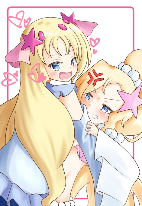今回の「#回転絵師」は!【よその子+同原型pkg】ってことでね!私は利塔さん()とこの色アシレーヌのコーデリアちゃん(コーディちゃん)だったので、同じ色アシレのポイカ君をデザインさせて頂きました～いかつい証持ってたのでしかめっ面だよかわいいね 