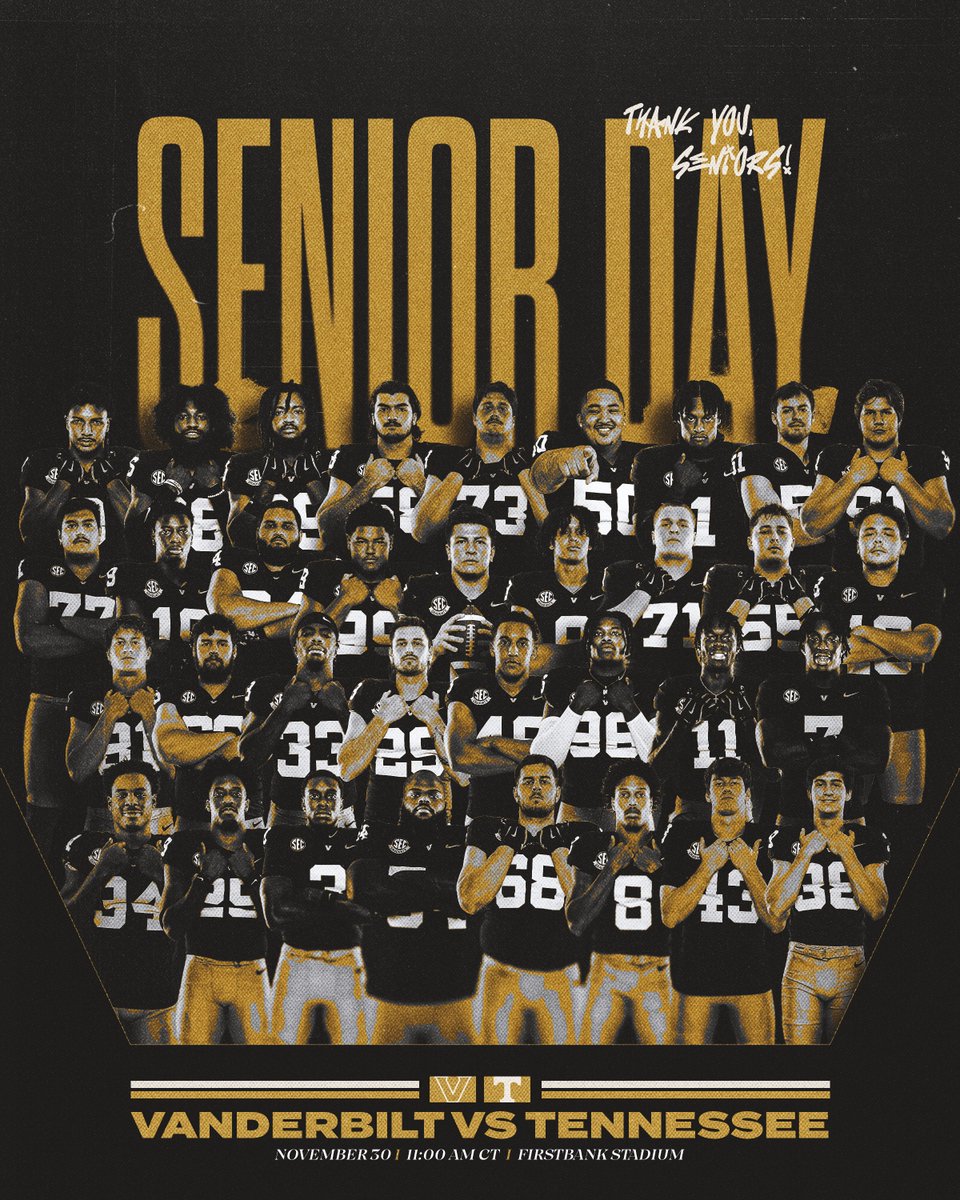 Honoring our senior guys today!