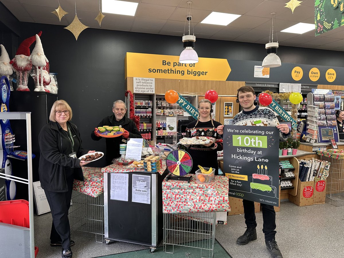 It was good to be part of Hickings Lane celebrating its 10th year. <a href="/mycoopfood/">Central Co-op Food</a>
