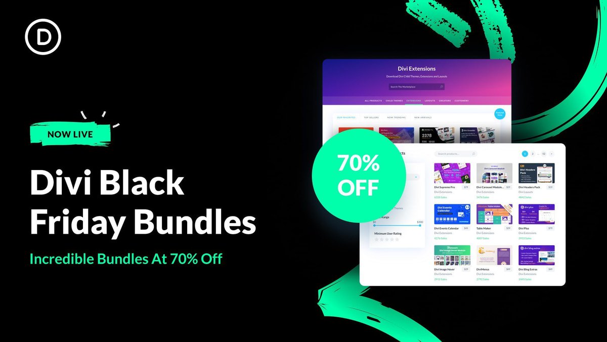 wmwebdes's tweet photo. The Divi / Elegant Themes Black Friday sale will include thousands of free prizes from the Divi and WordPress communities  https://t.co/E2NRQOdVJb https://t.co/EjQq8XQqJv