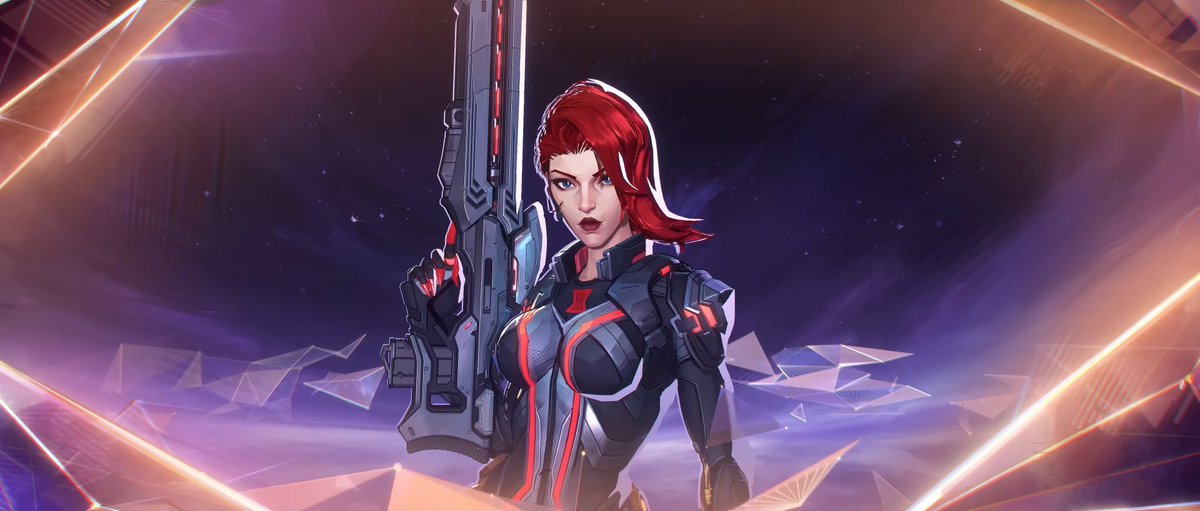 mmmmmmmmiller's tweet photo. Black Widow has officially been unveiled as part of the 33 character roster coming to Marvel Rivals when the game launches on December 6th. https://t.co/OYTt9P0z1L