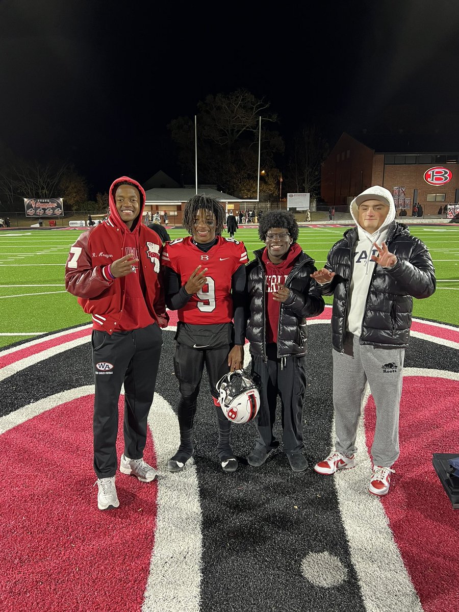When one of us wins, we all do! <a href="/Ryan_harrigan4/">Ryan Harrigan</a> <a href="/CJCooperII/">Christopher “CJ” Cooper II</a> <a href="/Maddox_Geralds/">maddox geralds 2025</a> <a href="/MaxellCharles/">Charles Maxell lll</a> 

<a href="/bowdonrecruits/">Bowdon High School Football/Athlete Recruiting</a> advances to the <a href="/OfficialGHSA/">GHSA</a> playoff semifinals.
Bowdon 31 Clinch Co 13
#brothers #friends #dayones #leavenodoubt #workstill2do