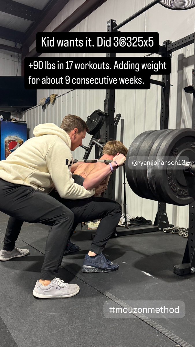 PowerBeisbol's tweet photo. +90lbs in 17 workouts. 5’9”, 160lbs, class of 2027 @Johansen2027.
Number 1 ranked 2nd basemen in the state.
@StrengthDebates #MouzonMethod https://t.co/1SFt549cgK