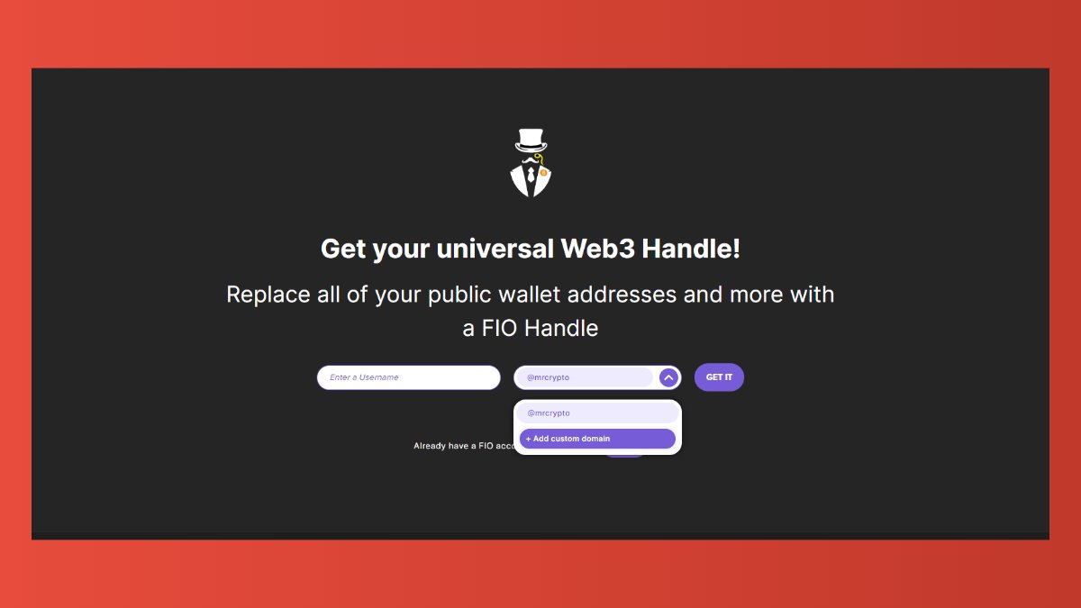 ‼️مشروع <a href="/joinFIO/">FIO Protocol</a> حقق 2 مليون تسجيل للدومين الخاص بيهم !

المشروع مدعوم من شركات كثيره و ايضا وكانو في Binance event الاخير

الحلو انك تقدر تاخذ دومين خاص بيك بسعر 1.65$ و مدى الحياة ✅ ( او مجانا اذا كنت محظوظ )

بهذا الثريد راح نشرحها خطوه بخطوه 👇