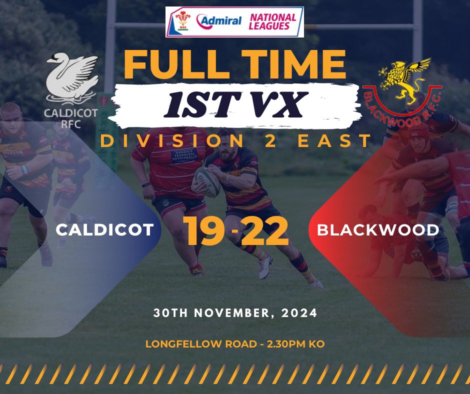 𝑭𝑼𝑳𝑳 𝑻𝑰𝑴𝑬 𝑺𝑪𝑶𝑹𝑬🪵🔥

We are back to league action with a bang, boys fight back to get the win this afternoon!!

Try on Debut for Joel Hopkins, and 50 League Appearances for Joel Paterson &amp; Oliver Lawford🔥👊🏼

#WeAreBlackwood | #UppaWood 🪵