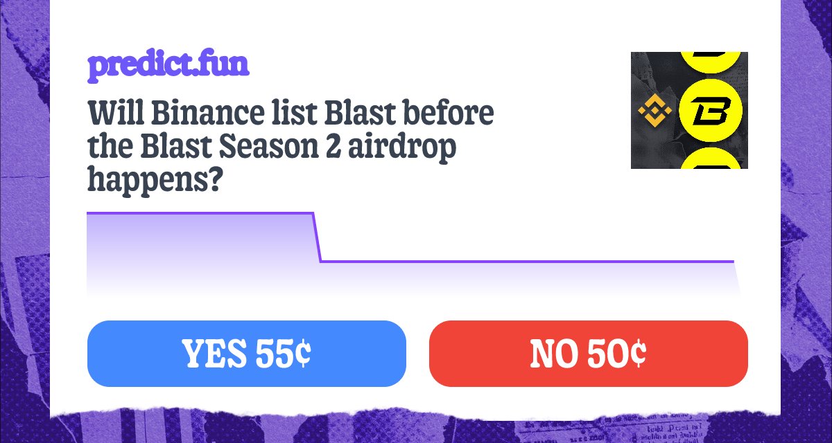 Will <a href="/binance/">Binance</a> list <a href="/blast/">Blast</a> before the BLAST Season 2 airdrop happens?