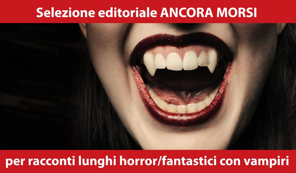 🧛🏽‍♂️ Scadenza 31/01/2025 
Selezione editoriale ANCORA MORSI: concorso letterario per racconti lunghi inediti "di genere" horror, weird e del fantastico con premi in pubblicazione 📚 
▶️ concorsi-letterari.it/concorso-lette… 
#concorsiletterari #premioletterario #vampiri