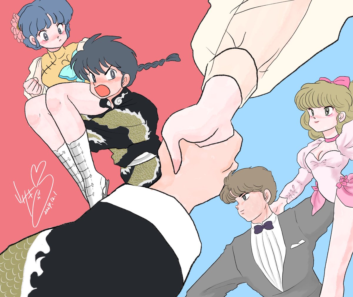 この手ははなさない
#らんまアニメ