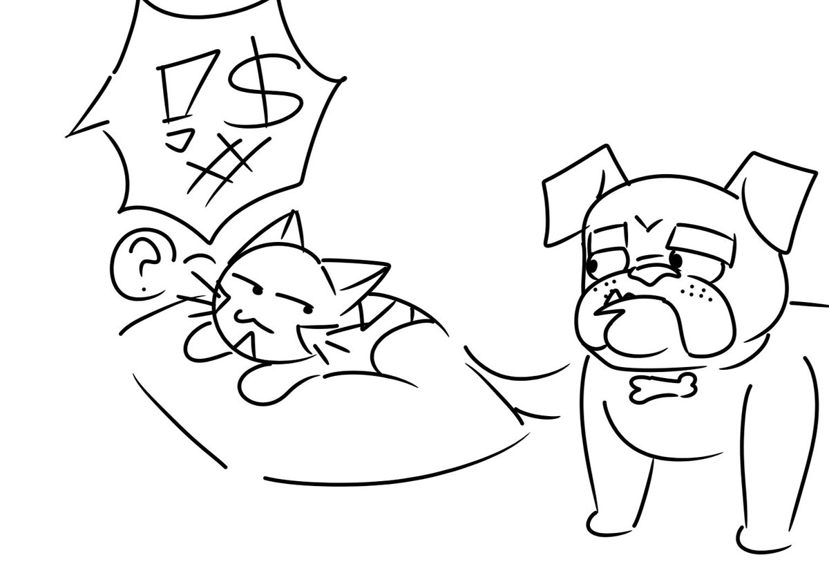 EddisDreaming's tweet photo. Pets getting along pt1 https://t.co/SAltmOgdET