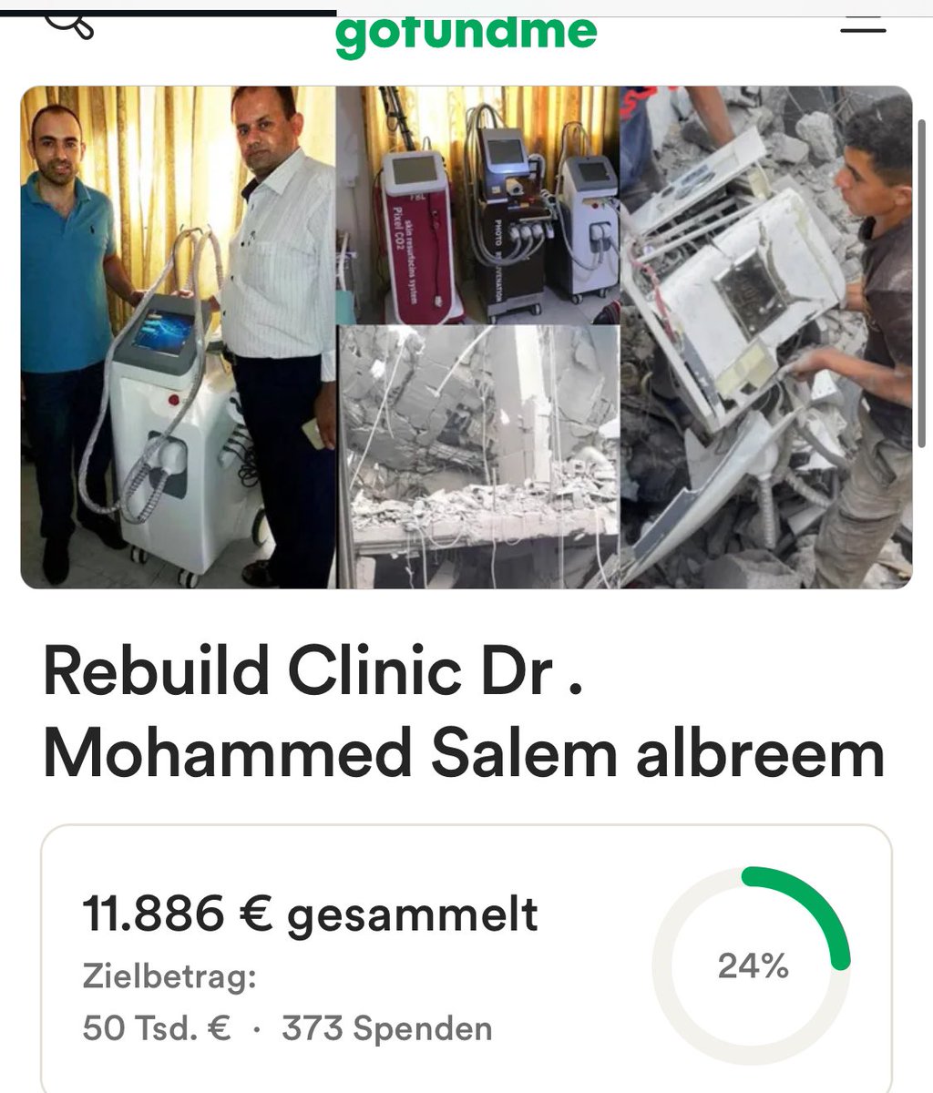 MohammedSa81996's tweet photo. Hello, my friends, it's been a long time, and we're trying to reach the amount 25% so that we can buy some of the required devices to be able to treat some patients in need

https://t.co/WlXn37tyhl https://t.co/Pc340fWLJA