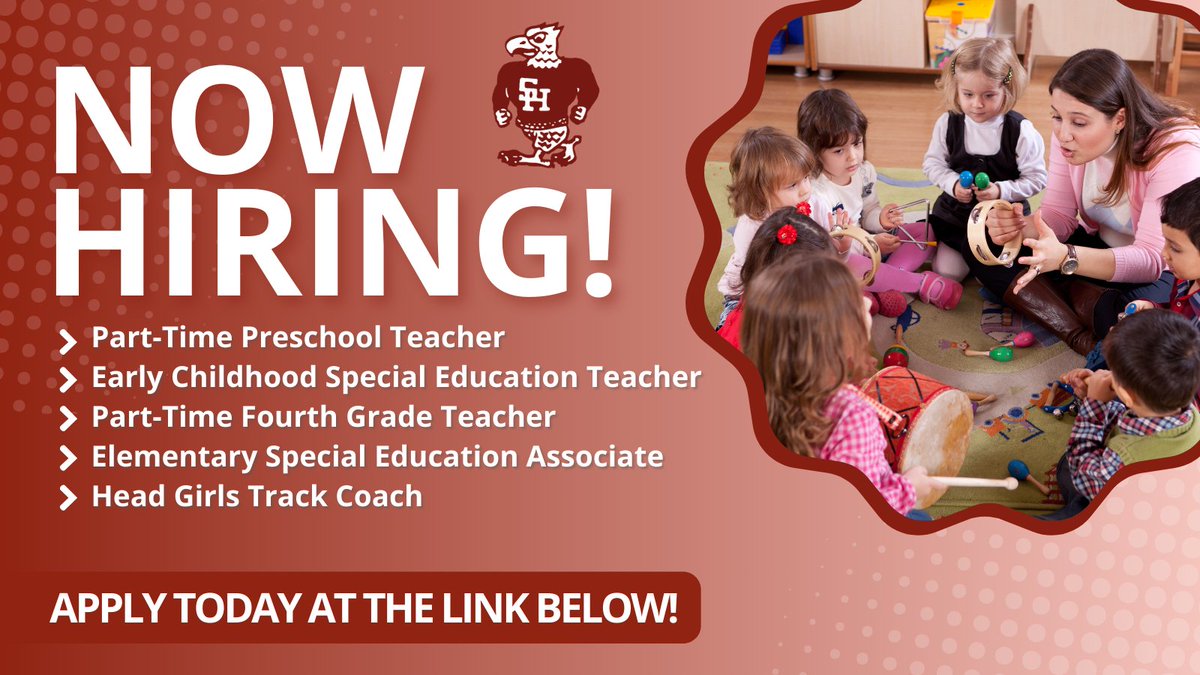 Want to work in a school setting? South Hamilton CSD could be the right place for you! 😄

Discover career opportunities and apply: shhawks.net/en-US/human-re… #SHHawks
