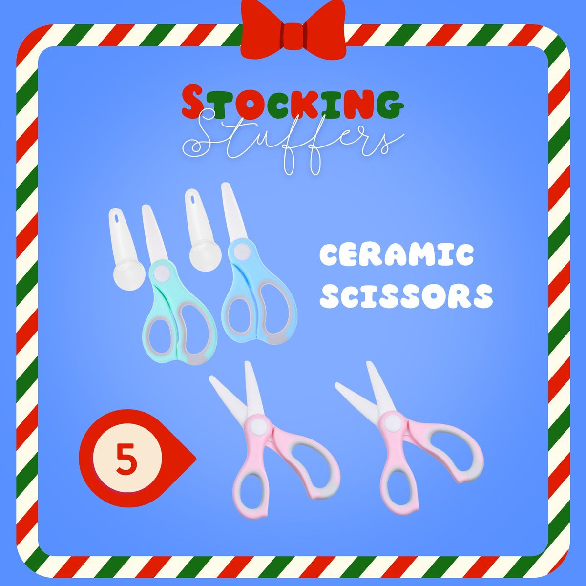 Cutting-edge gifting this year—literally! ✂️🎄

Get the Ceramic Baby Food Scissors from the Eco-Fused storefront on Amazon!