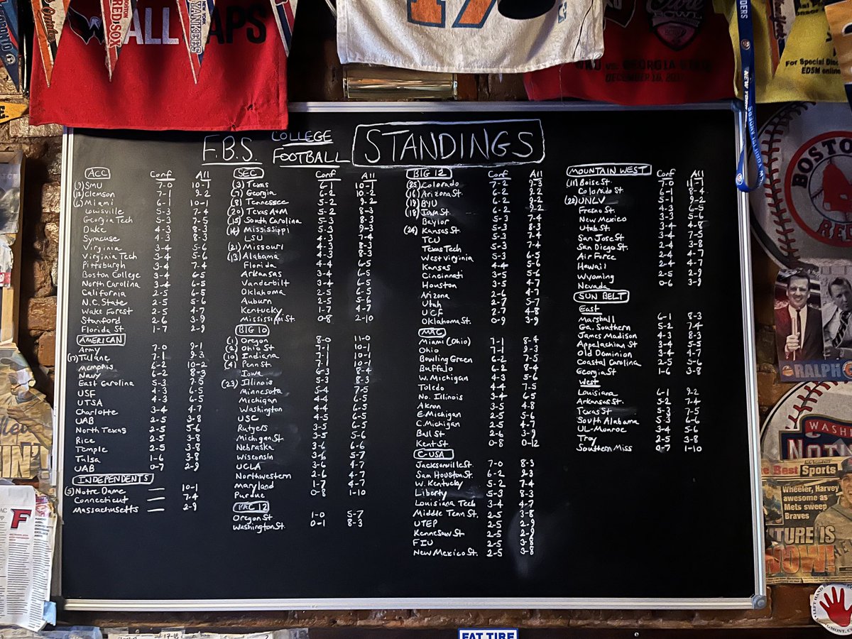 StandingsNYC's tweet photo. Happy #RivalryDay to all who celebrate! #CollegeFootball 🍻 https://t.co/aFKiVZuu32