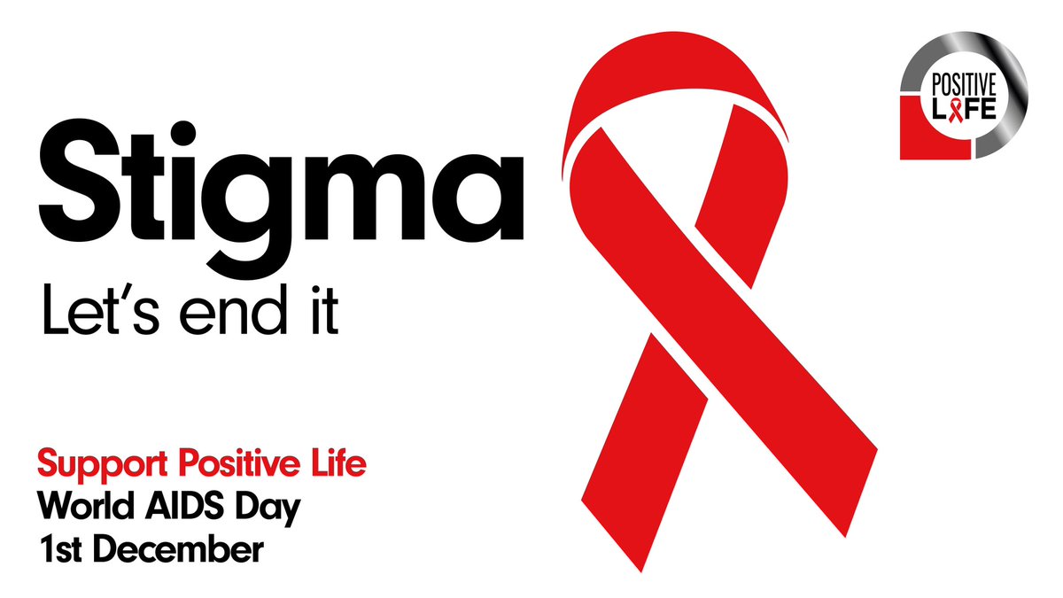 This #WorldAIDSDay2024 let’s talk about #HIV to #stopstigma 
Don’t let stigma silence you or hold you back. If you’re living with or worried about HIV, you’re not alone. Seek support, #gettested access treatment, and live your life to the fullest. 
Contact Positive Life, we are