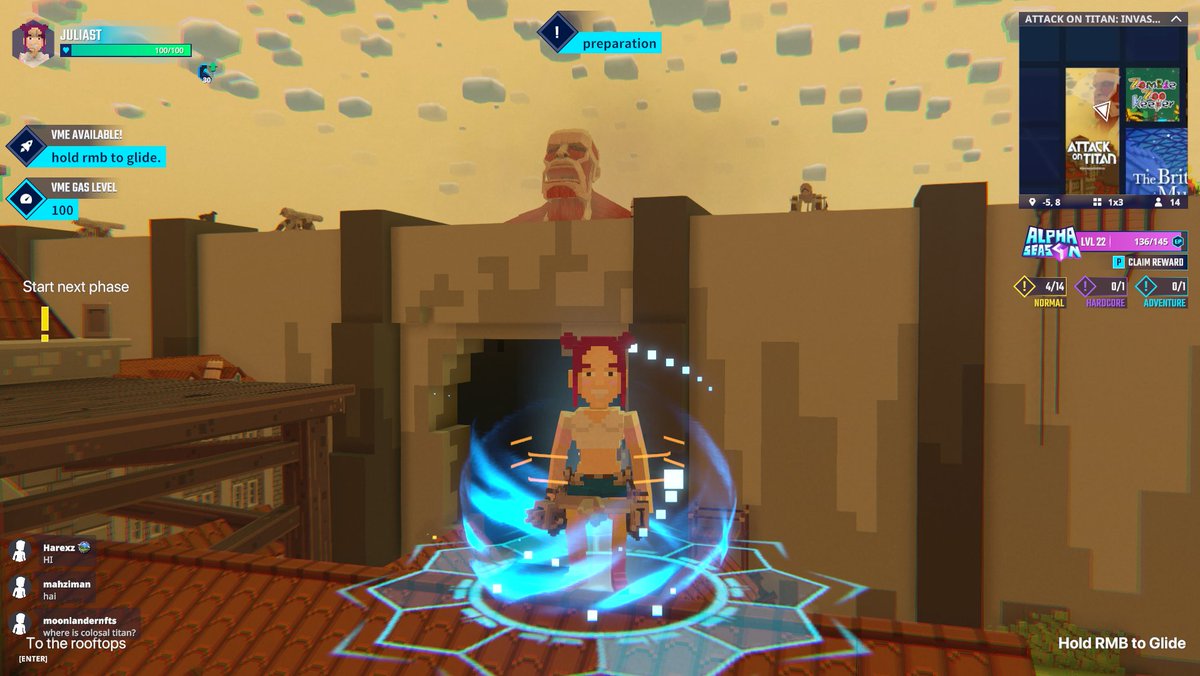 Standing in awe of the Colossal Titan in Attack on Titan: Invasion <a href="/TheSandboxGame/">The Sandbox</a>. Humanity's last hope or greatest threat?💥👀 <a href="/anime_shingeki/">「進撃の巨人」公式アカウント</a> register-landings.sandbox.game/alphaseason4-s… #TheSandbox #AlphaSeason4 #AS4SocialChallenge