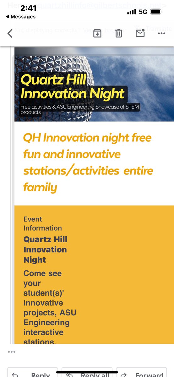 Quartz Hill Innovation Night Thursday. 12/5 from 5-7. Student and ASU Engineering showcase of Stem &amp; the Arts projects…plus interactive stations from CVHS , QH and the Herpetological Society.