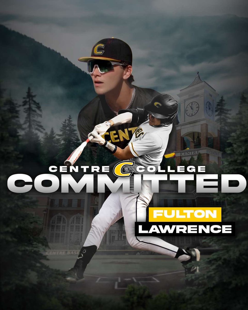 I am blessed and honored to announce that I have committed to Centre College to continue my athletic and academic career! I would like to thank God, my family, and all of my coaches and teammates who have helped me along the way. Go Colonels! 🟡⚫️