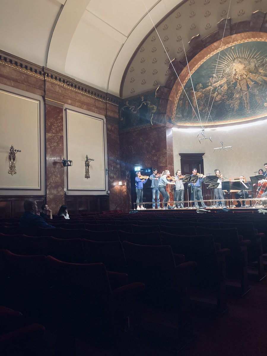 The wonderful <a href="/dan_kidane/">Daniel Kidane</a> with also-wonderful Manchester Camerata in rehearsal. 

It’s been a fantastic Focus Day so far here at Wigmore Hall. So rare to get a set of events so concentrated on one composer. Looking forward to this evening’s performance!