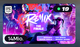 RexFoxCreate's tweet photo. That event was absolutely incredible!

#Fortnite #FortniteRemix #FortniteEvent https://t.co/UzB66YT4Ei