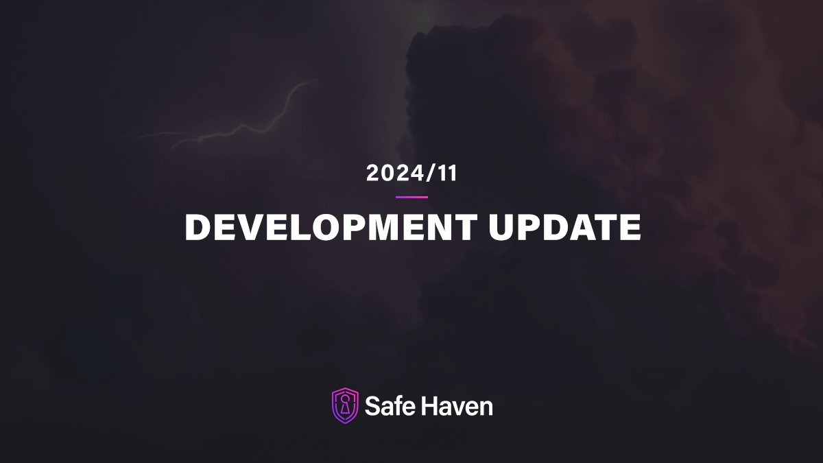 Safe Haven (SHA) tweet media