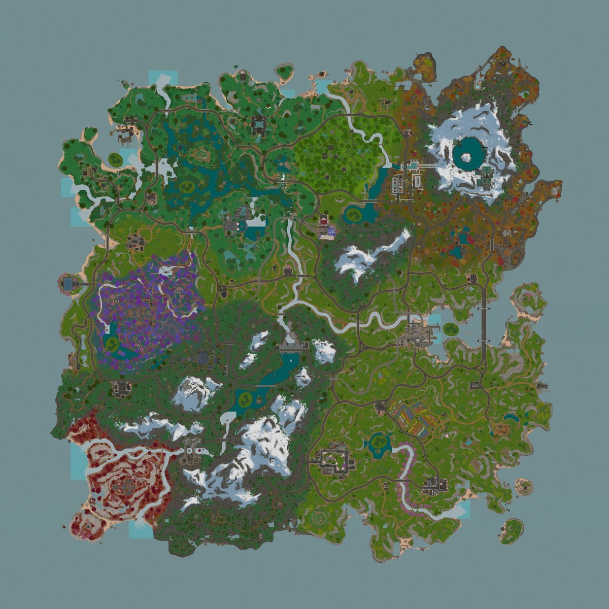 codeplay1929's tweet image. MINIMAPA DO CAPÍTULO 6: TEMPORADA 1 — CAÇADA ONI 🔥

#Fortnite | #FortniteHunters