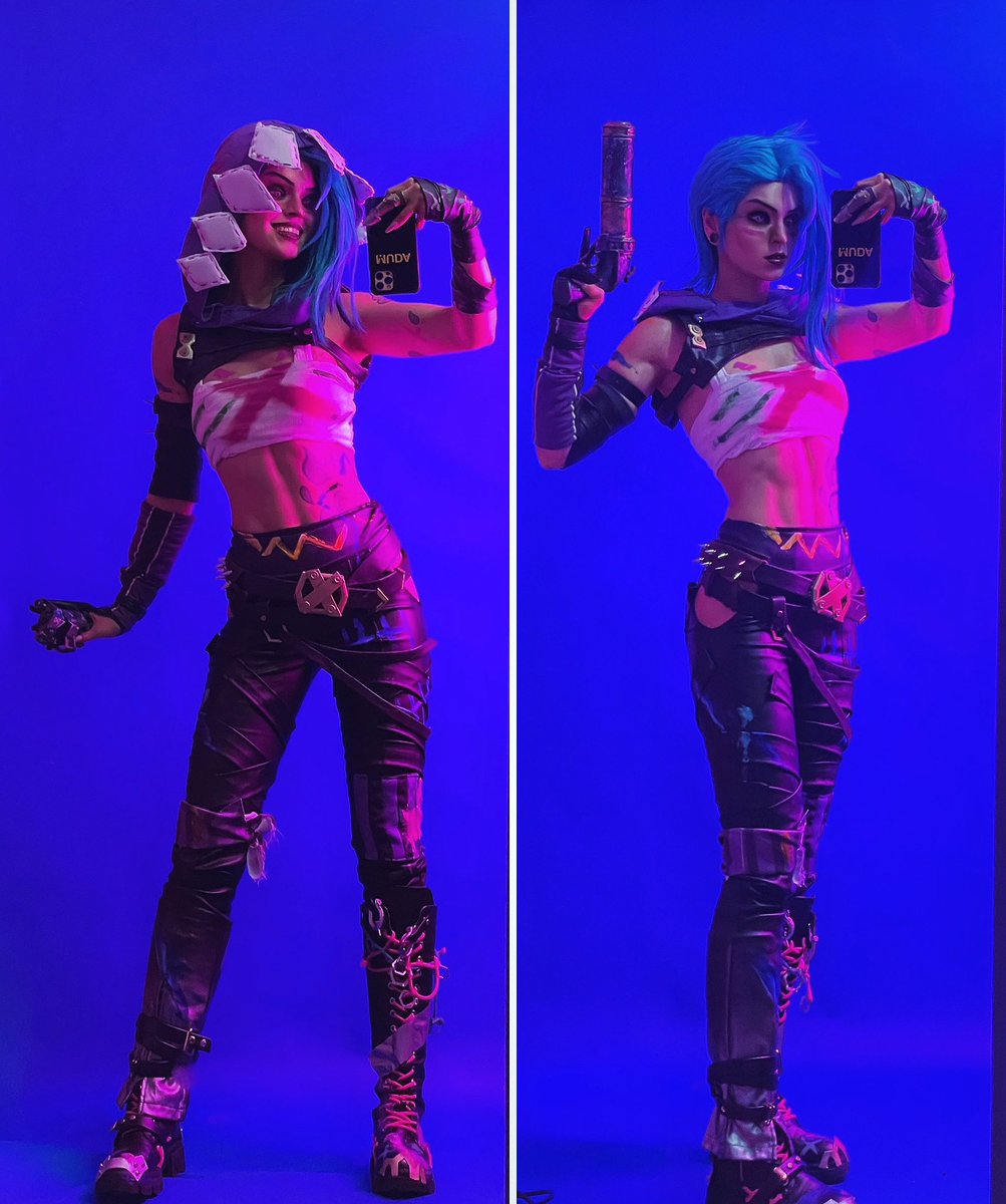 xAndrastax's tweet photo. I feel much lighter with shorter hair 😎💙 New season, new me! Soo, u like it?😎

#jinx #arcane #leagueoflegends #andrasta #cosplay https://t.co/NcHO6MLmrs