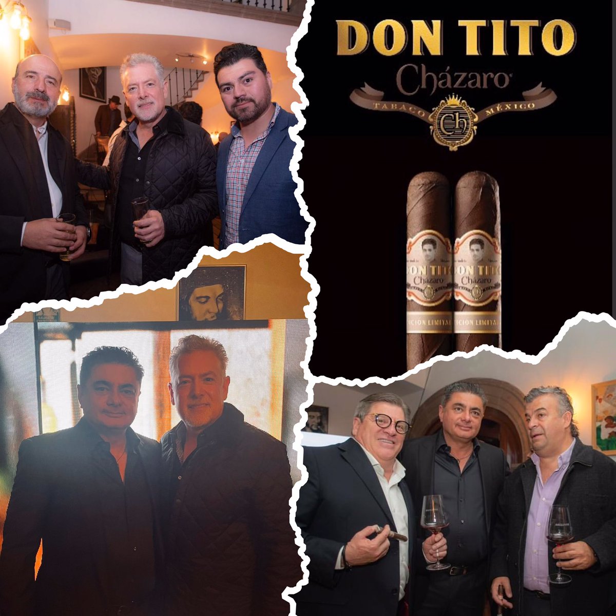 luisdelarocha_'s tweet photo. Enhorabuena #Puros #DonTito #Chazaro con buenos amigos @LuisChazaroMX #YvesLoustalot #Adrian @piojoherrera yo #PurosDonTito #casachazaro #soyelpadresanto 👌🏻👍🏻 https://t.co/kLDeEGmVrn